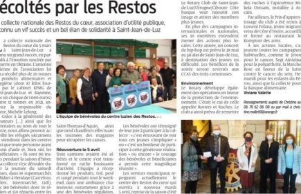 2 articles de Madame Valette , correspondante au journal SO